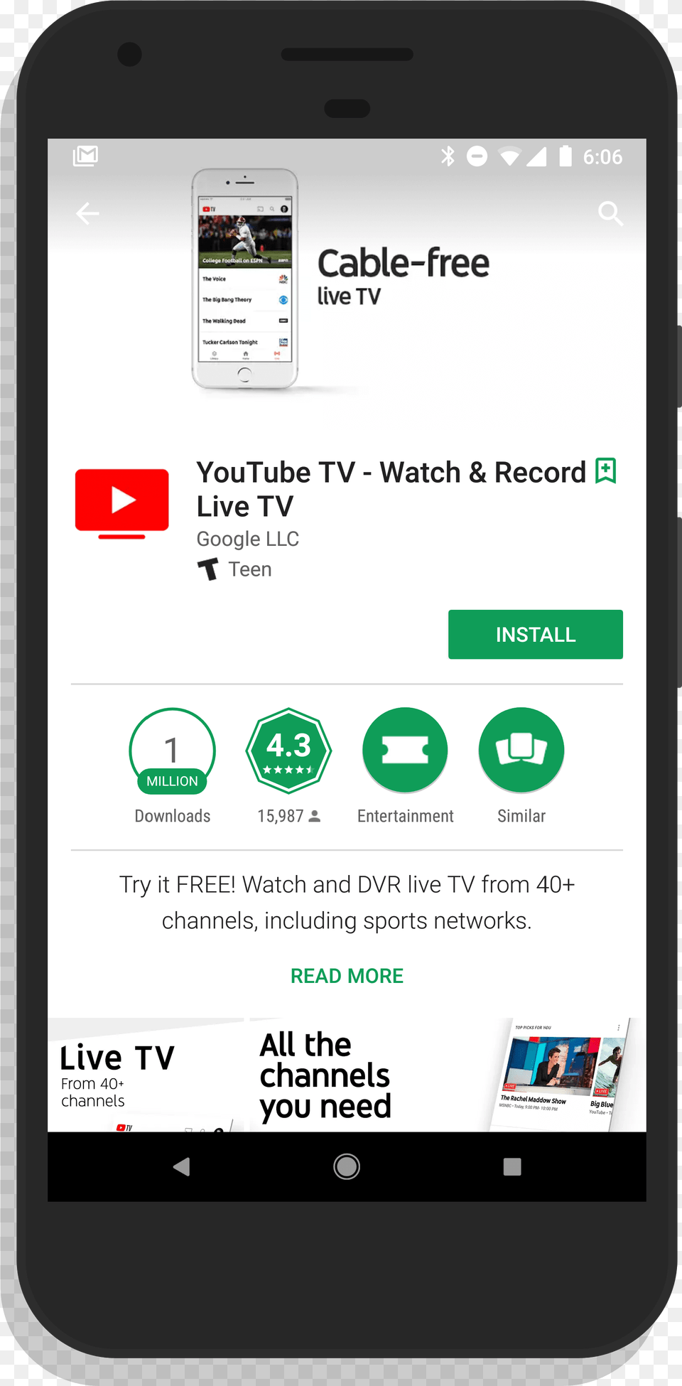 Youtube Tv For Android Latest Version Of Grab App, Electronics, Mobile Phone, Phone, Person Free Png