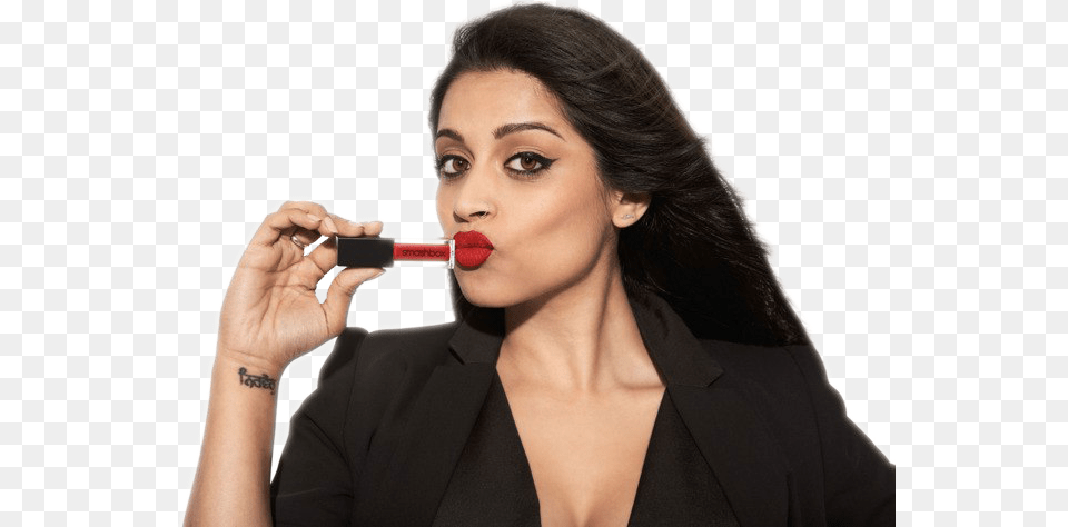 Youtube Vlogger Lilly Singh Background Smashbox Lilly Singh Lipstick, Adult, Person, Female, Cosmetics Png Image