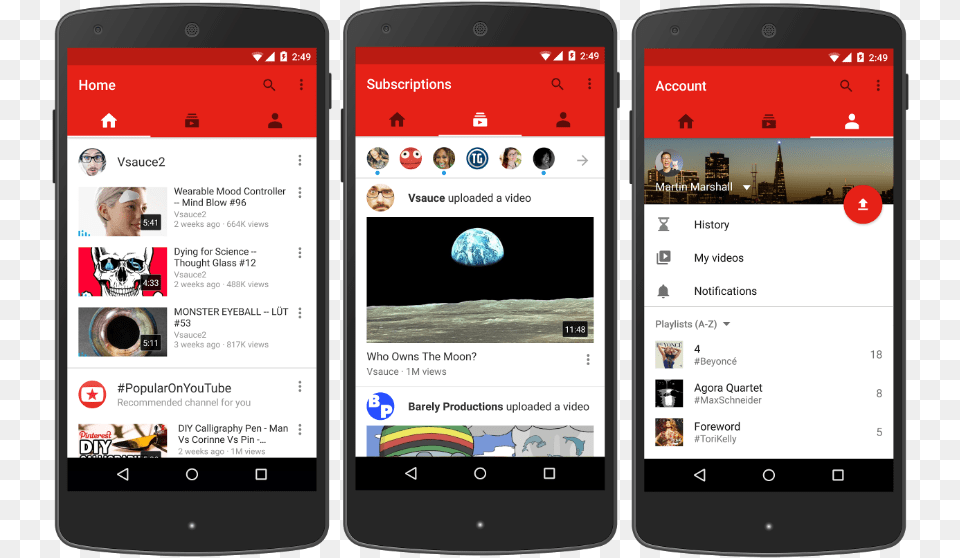 Youtube Youtube Mobile App, Electronics, Mobile Phone, Phone, Person Free Png