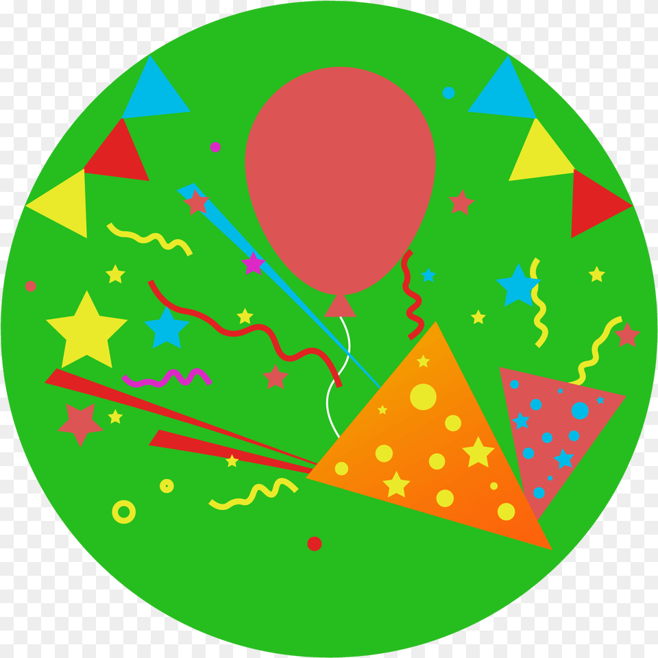 Youtuber Package Circle, Balloon, Pattern Png Image