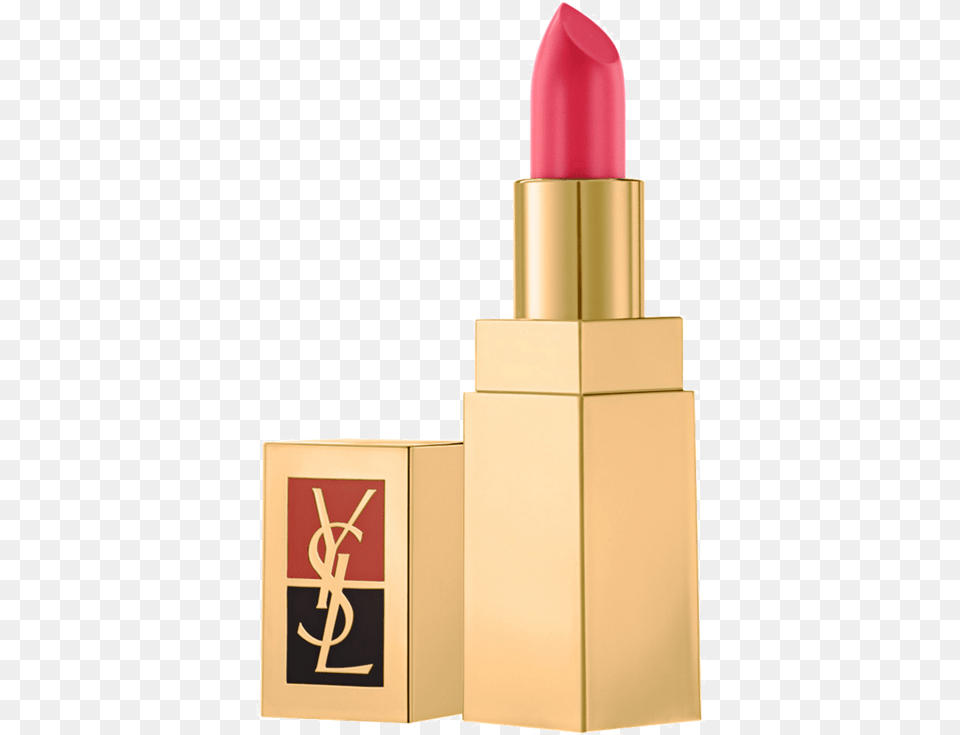 Ysl Pure Lipstick In Rosy Coral Yves Saint Laurent Fard A Levres Rouge Pur Pure Lipstick, Cosmetics Free Png Download