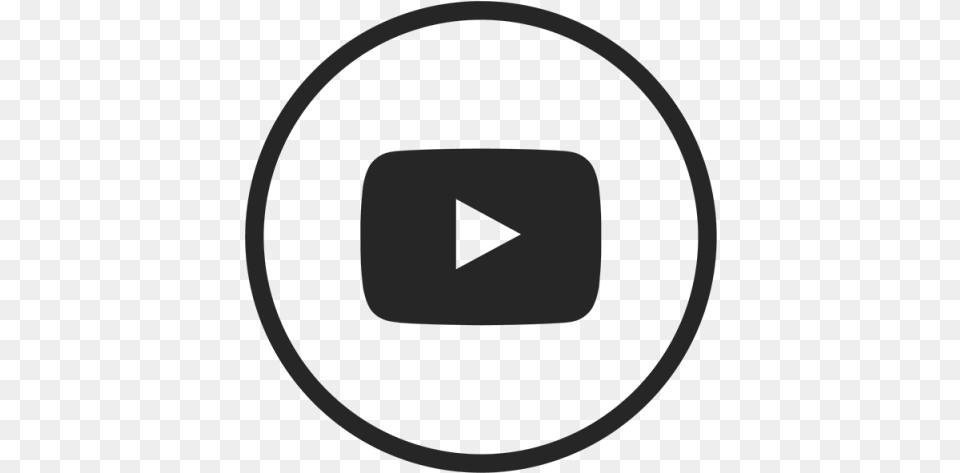 Yt Icon Youtube Preto E Branco, Disk, Symbol Free Png Download