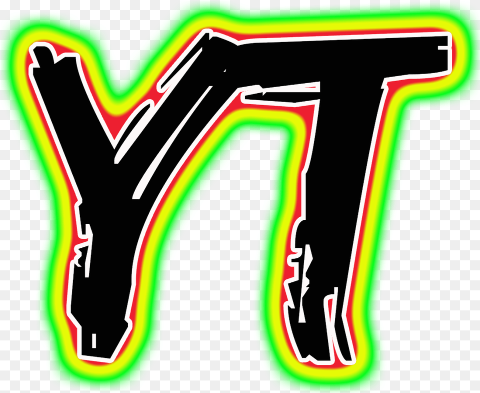 Yt Logo Yt Logo, Light, Text, Smoke Pipe, Firearm Free Transparent Png
