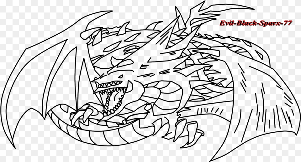 Yu Gi Oh Coloring, Dragon Png