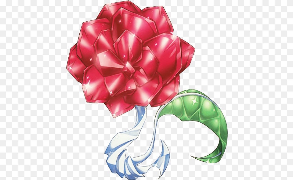 Yu Gi Oh Crystal Rose, Flower, Plant, Art, Paper Png Image