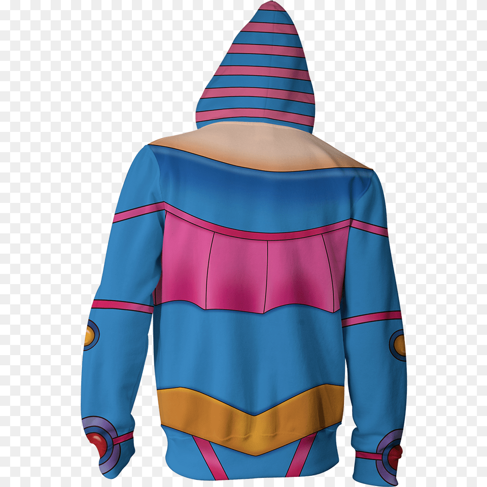 Yu Gi Oh Dark Magician Girl Cosplay Zip Up Hoodie Jacket Hoodie, Clothing, Sweatshirt, Sweater, Hood Free Png Download