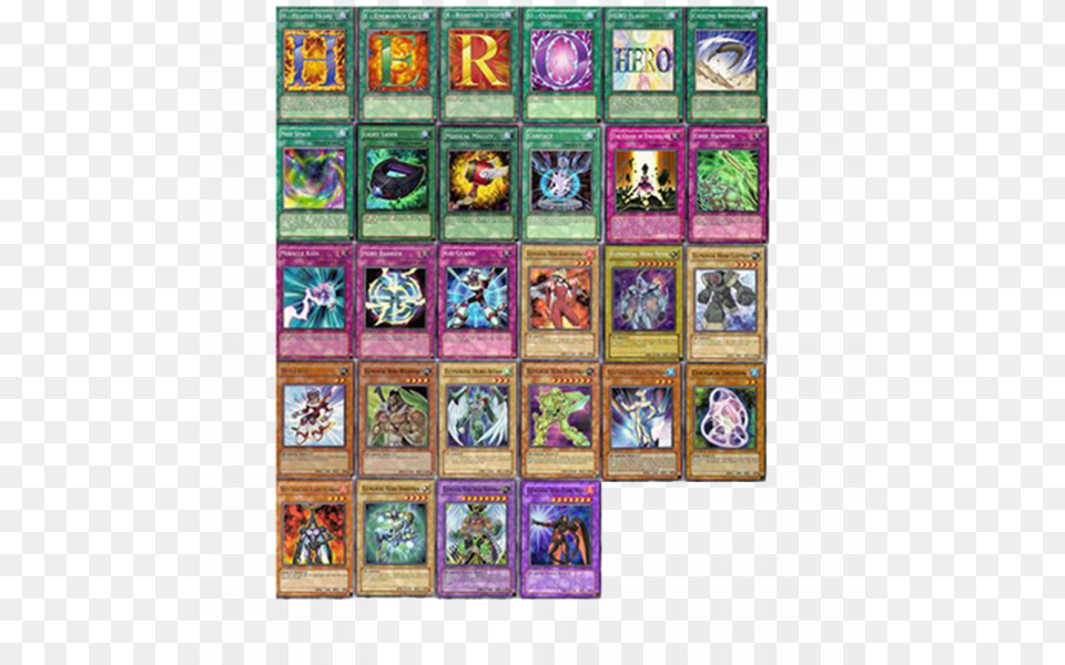 Yu Gi Oh Gx Hero Deck, Art, Book, Collage, Comics Png