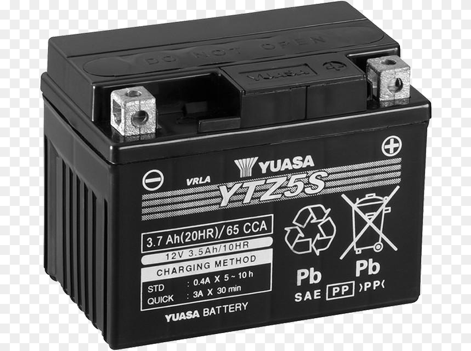 Yuasa Maintenance Free High Performance Ampere Of 12v Motorcycle Battery, Mailbox, Electronics Png Image