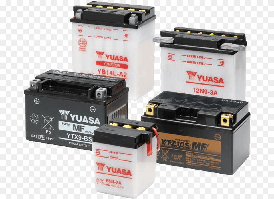 Yuasa Motorcycle Battery, Box Free Png