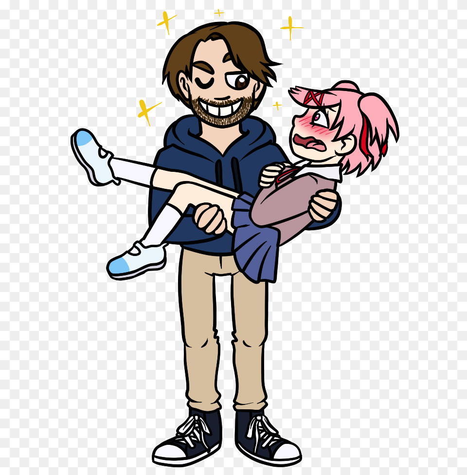 Yub And His Waifu Natsuki, Book, Publication, Comics, Boy Free Png