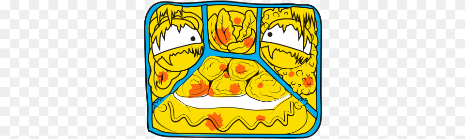 Yuck Tv Dinner Yellow Grossery Gang Badly Frozen, Book, Comics, Publication, Sticker Free Transparent Png