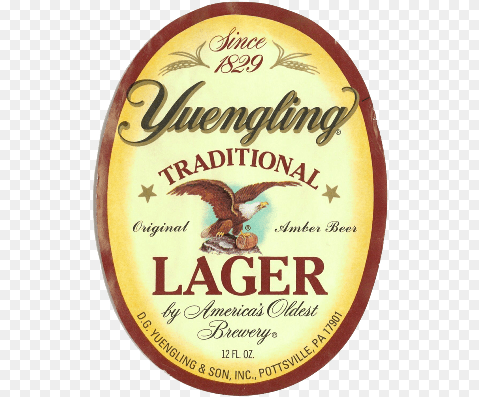 Yuengling Traditional Lager Logo, Animal, Bird, Alcohol, Beer Free Transparent Png