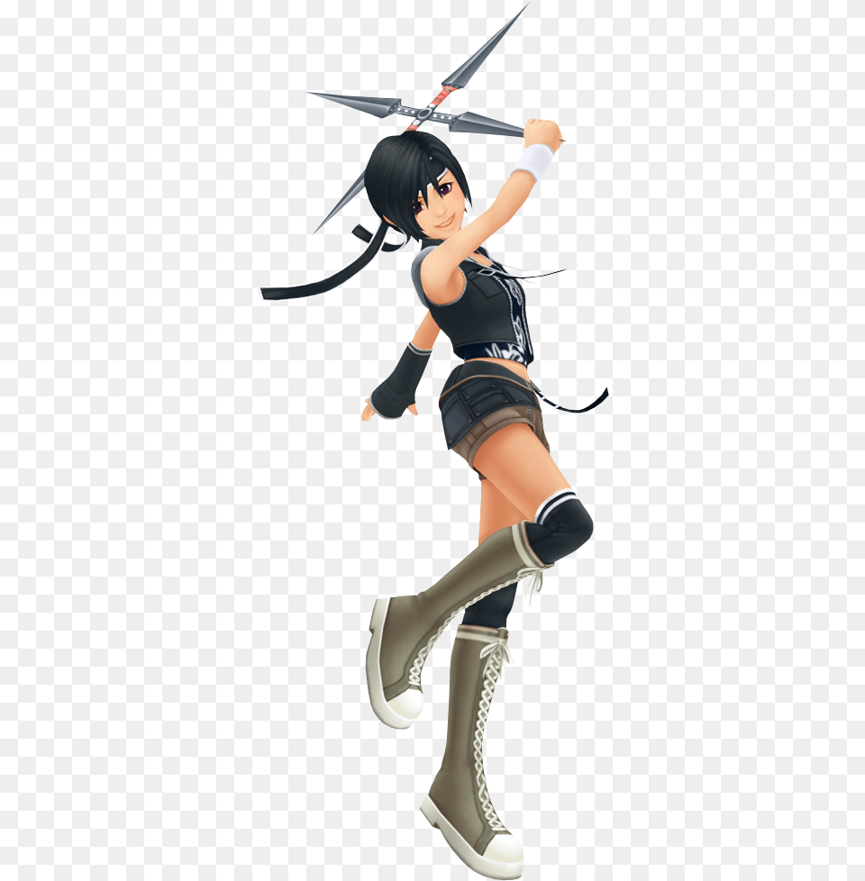 Yuffie Khii Leon Kingdom Hearts, Book, Comics, Publication, Shoe Free Transparent Png