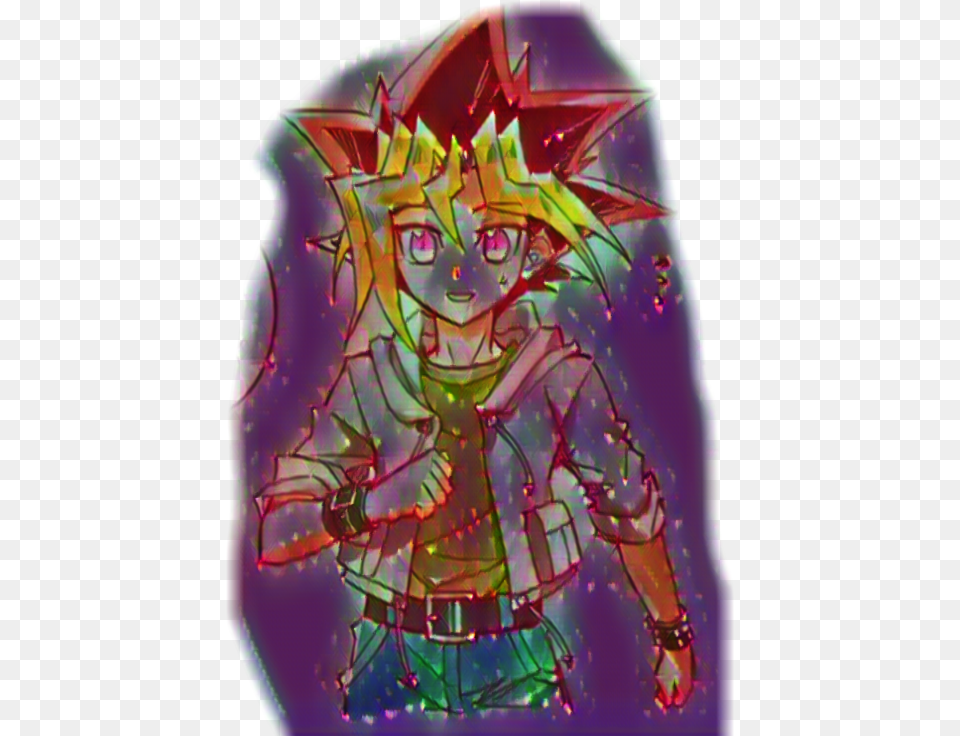 Yugi Moto Illustration, Person, Face, Head, Purple Free Png Download