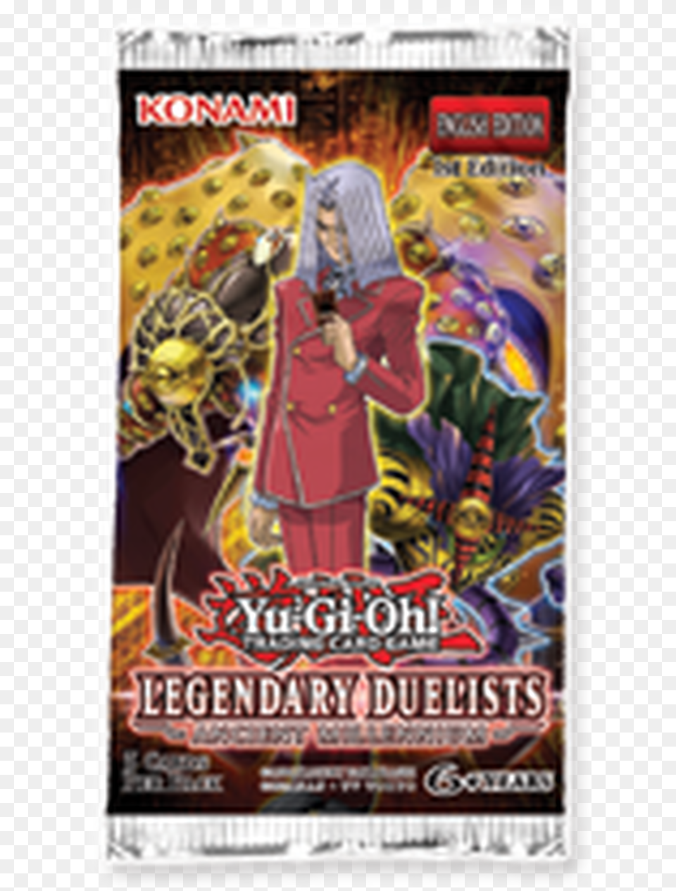 Yugioh Ancient Millennium Booster Pack Legendary Duelist Pegasus Yugioh, Book, Comics, Publication, Advertisement Free Transparent Png
