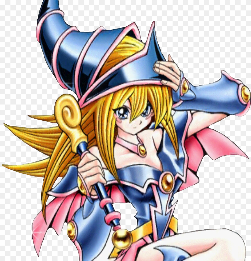 Yugioh Darkmagiciangirl Freetoedit Dark Magician Girl, Book, Comics, Manga, Publication Free Transparent Png