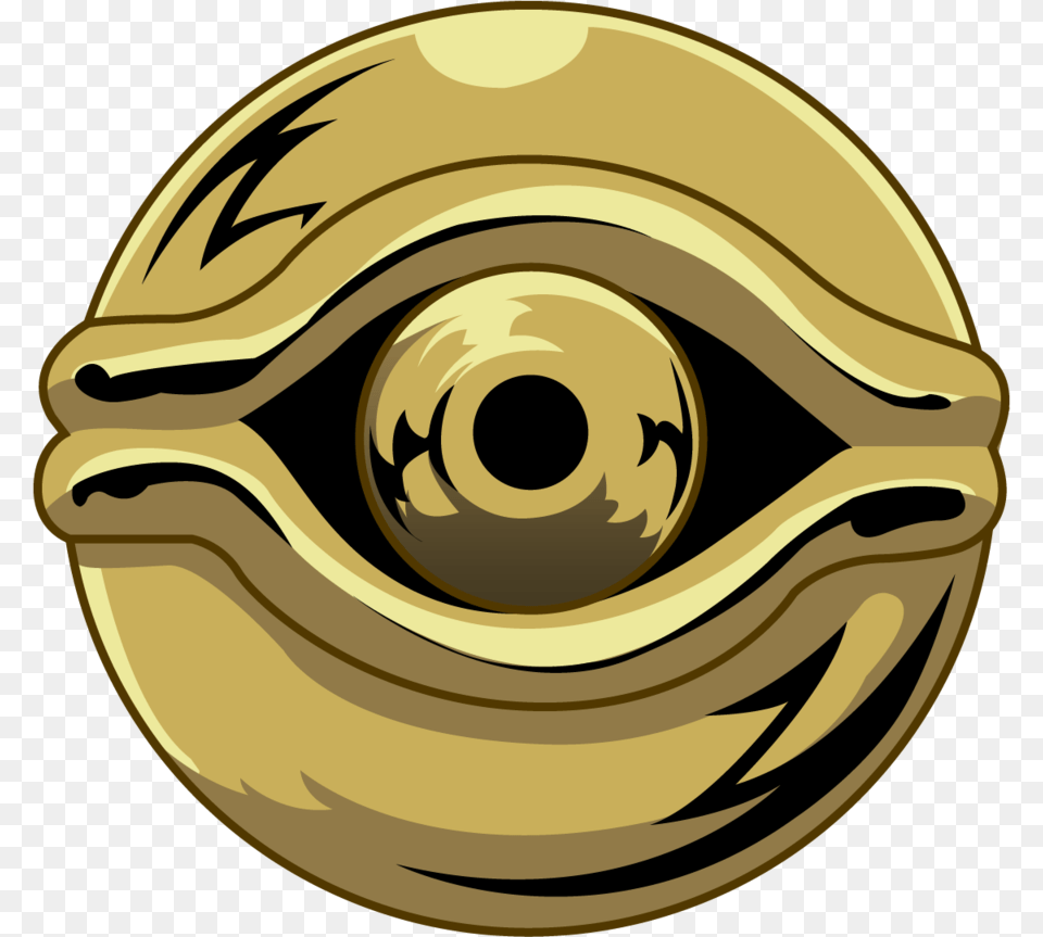 Yugioh Millenium Eye, Gold, Treasure, Disk Png