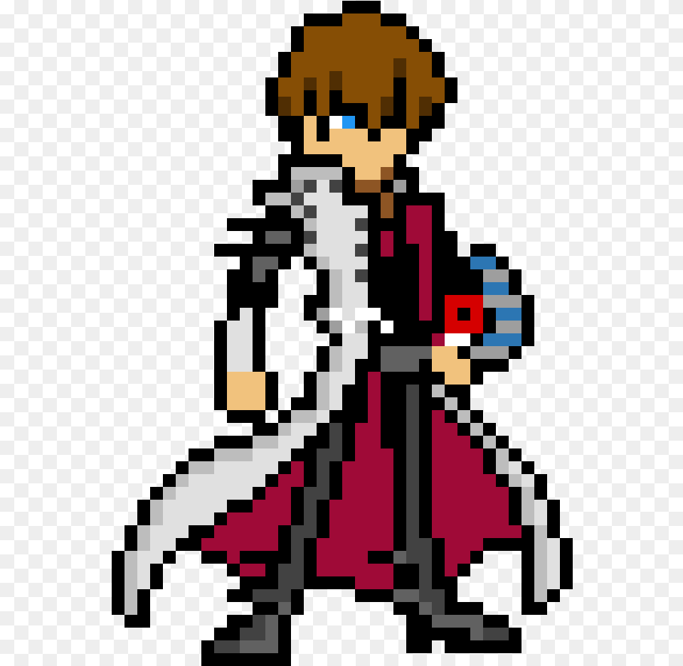 Yugioh Pixel Art Seto Kaiba Png Image