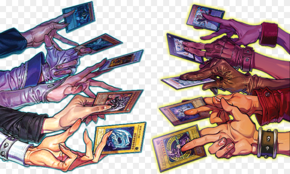 Yugioh Protagonists Ace Cards, Book, Comics, Publication, Adult Free Png