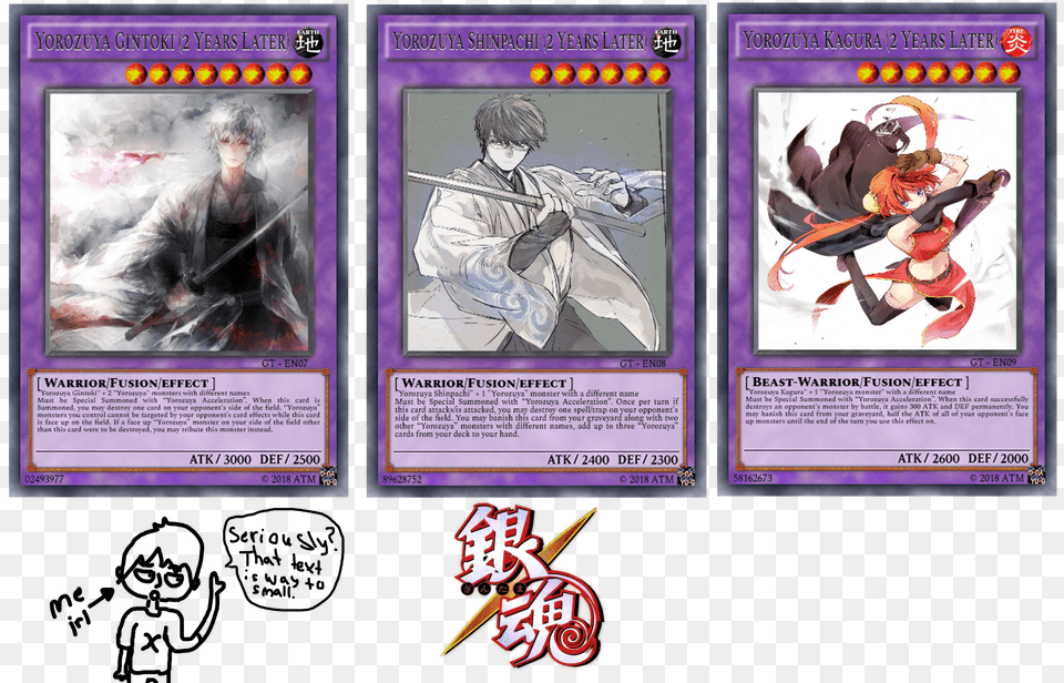 Yugioh Versus Template Gintama Yugioh Card, Book, Comics, Publication, Adult Free Transparent Png