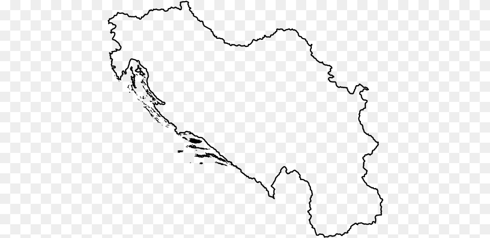 Yugoslavia Map Rubber Stampclass Lazyload Lazyload Yugoslavia Map Black And White, Gray Png Image