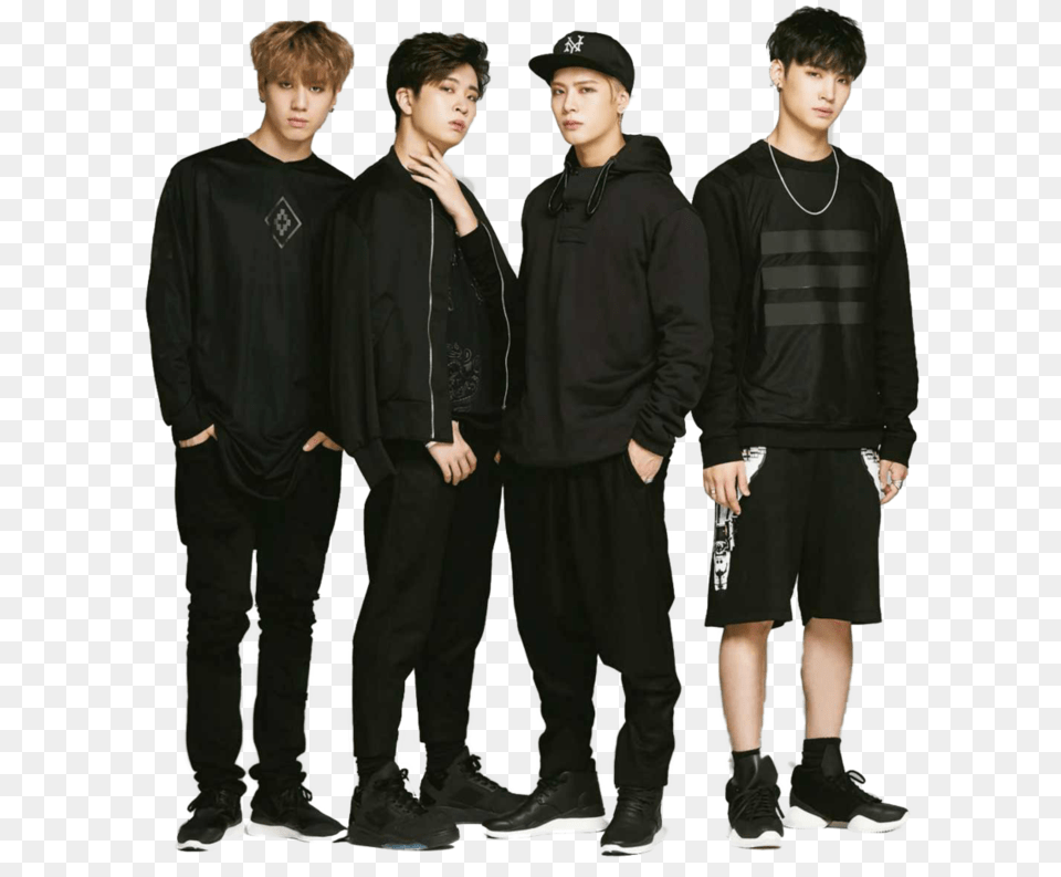 Yugyeom Youngjae And Jb, Clothing, Coat, Sleeve, Person Free Png Download