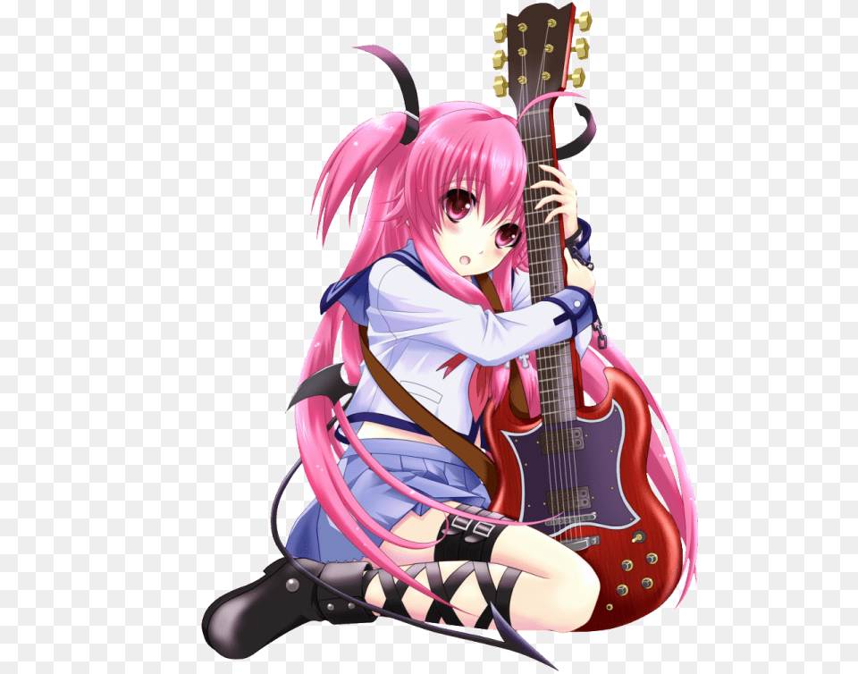 Yui Girl Dead Monster, Publication, Book, Comics, Guitar Free Png Download