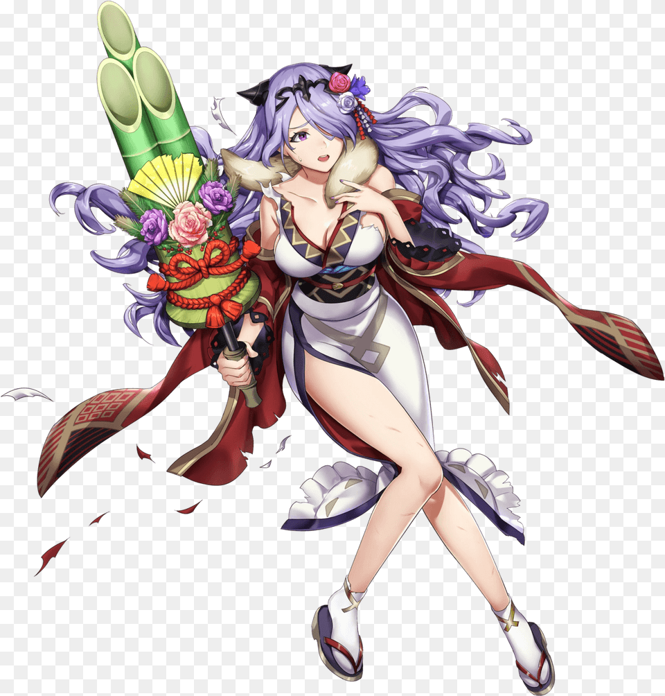 Yukata Camilla Fire Emblem Heroes Fire Emblem Camilla New Year, Publication, Book, Comics, Adult Png Image