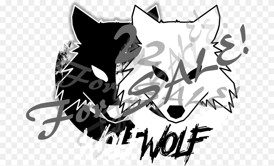 Yuki 2 Wolf Art Logo, Animal, Canine, Dog, Mammal Png