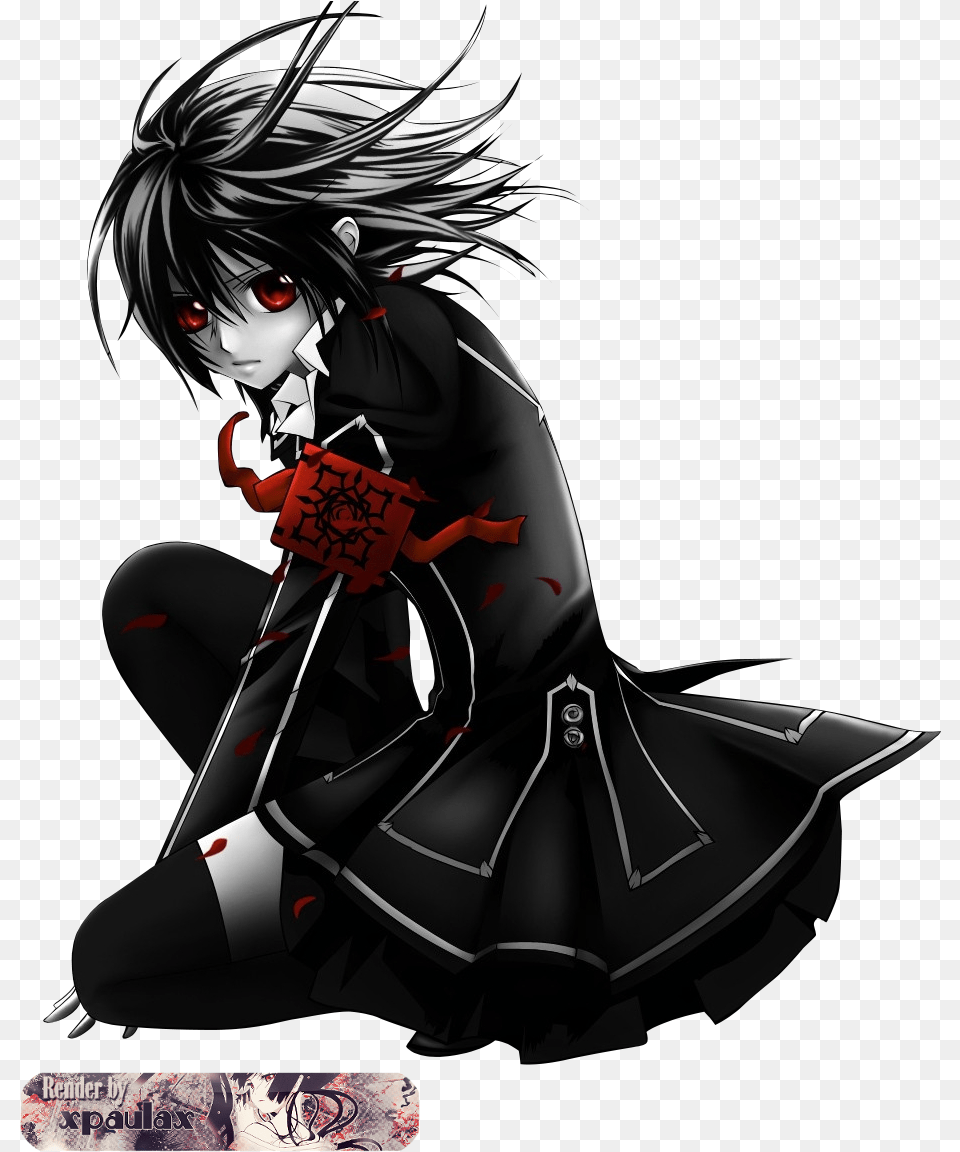 Yuki Vampire Knight Render, Book, Comics, Publication, Adult Free Png