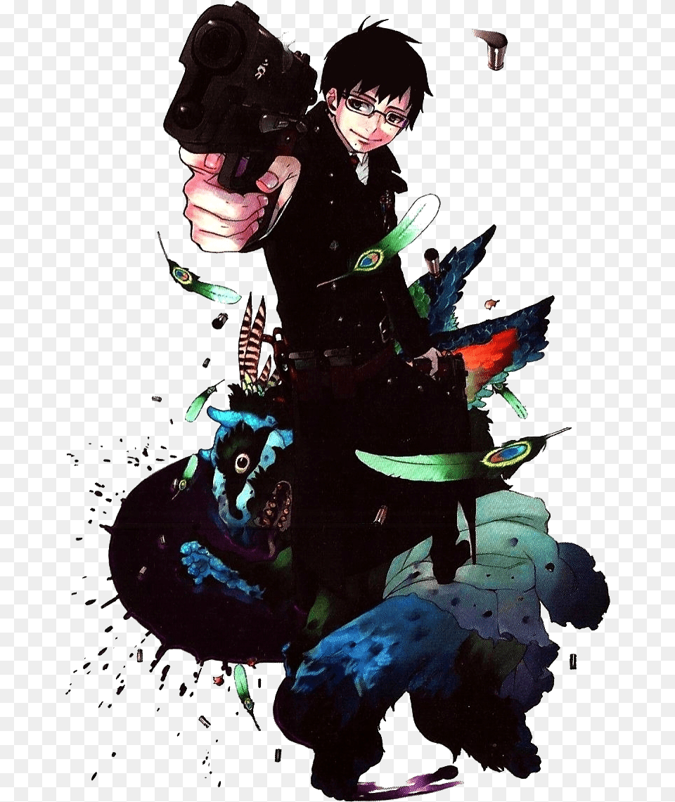 Yukio Okumura Blue Exorcist Yukio Manga, Book, Comics, Publication, Adult Png Image