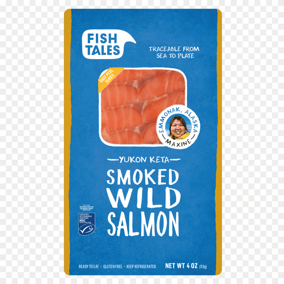 Yukon Keta Smoked Salmon Fish Tales Fish Tales, Food, Meat, Pork, Person Free Png Download