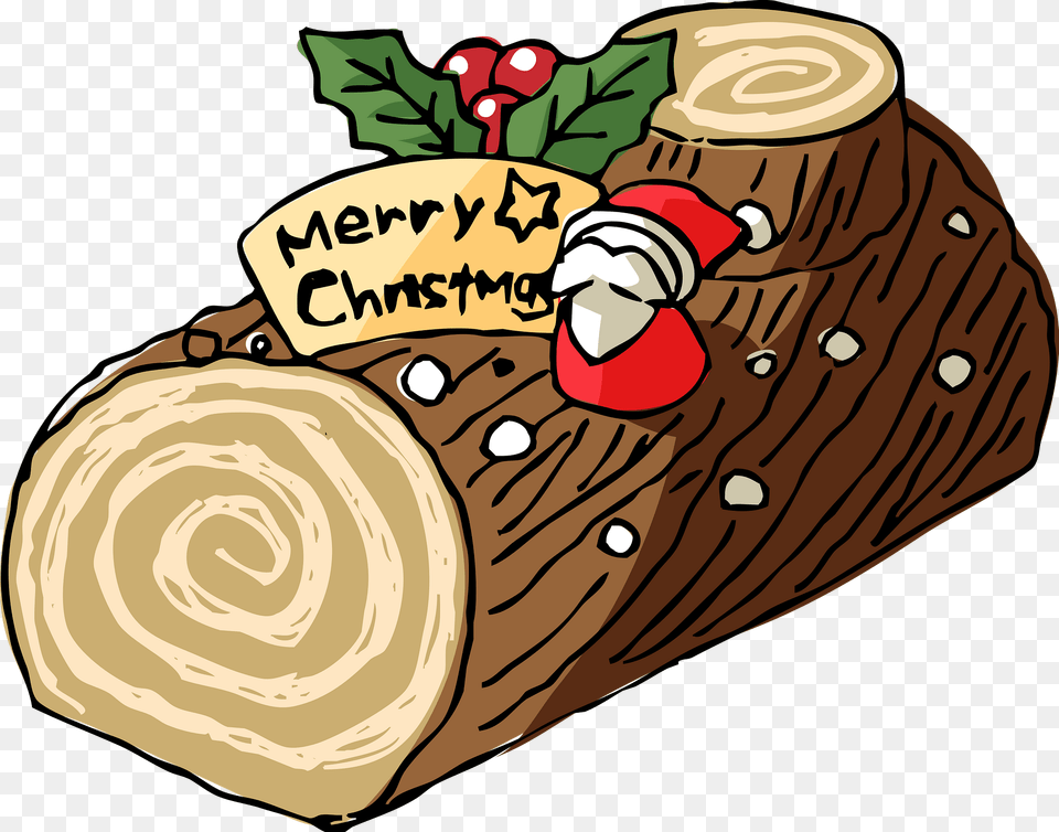 Yule Log Cake Clipart, Baby, Person, Food Free Transparent Png