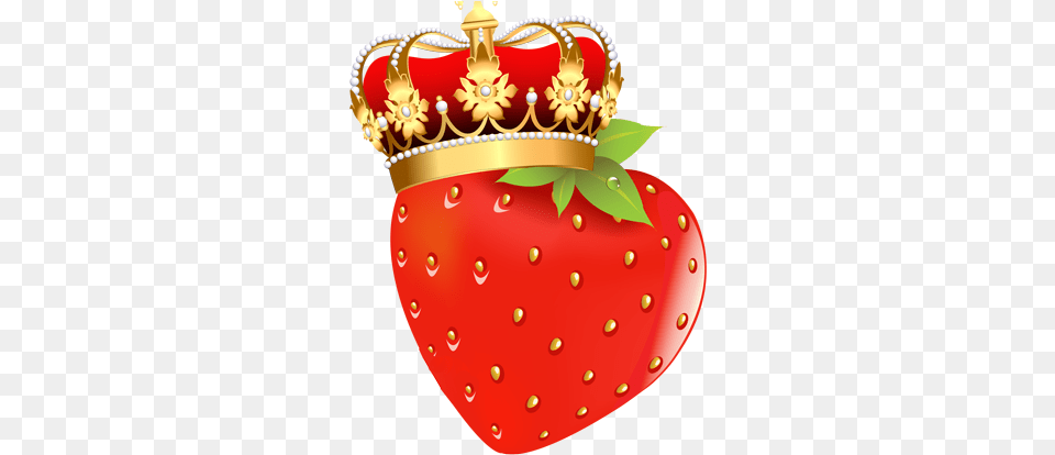 Yum Mmu2026 Strawberries U2013 Kids Growing Strong Strawberry Crown For Kids, Accessories, Produce, Plant, Jewelry Png Image