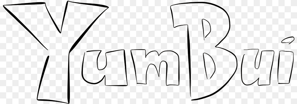 Yumbui Logo Hand Outline, Text, Symbol Png Image