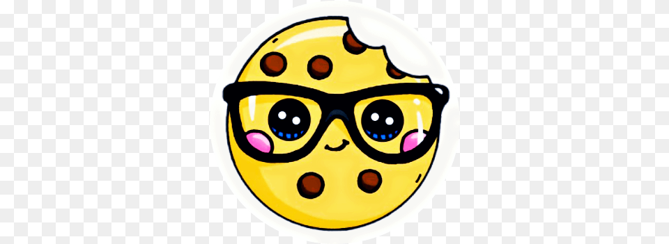 Yummy Emoji Transparent Clipart Kawaii Cookie, Accessories, Glasses, Baby, Person Free Png Download