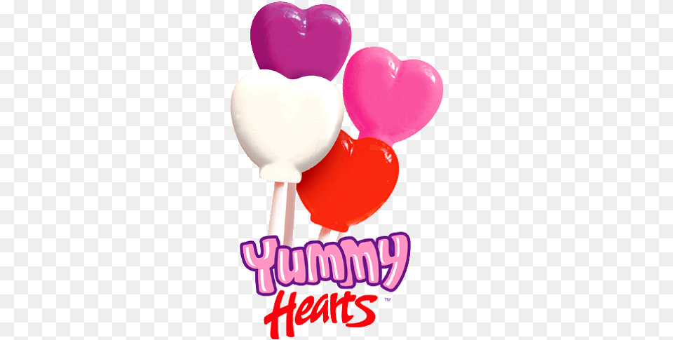 Yummy Hearts Gourmet Lollipops 1 Oz Heart, Candy, Food, Sweets, Balloon Png Image