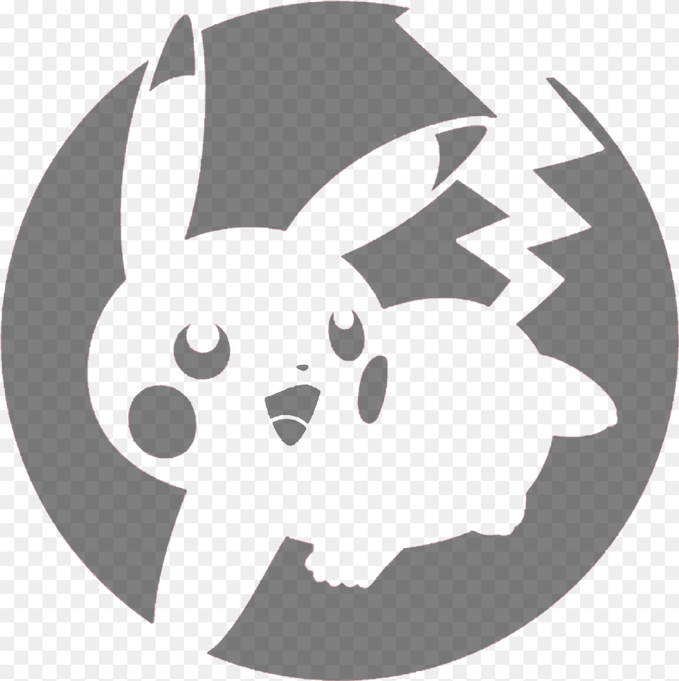 Yummy Pikachu Stencil For Halloween Pumpkin Stencils Pokemon, Art, Person, Accessories Free Png