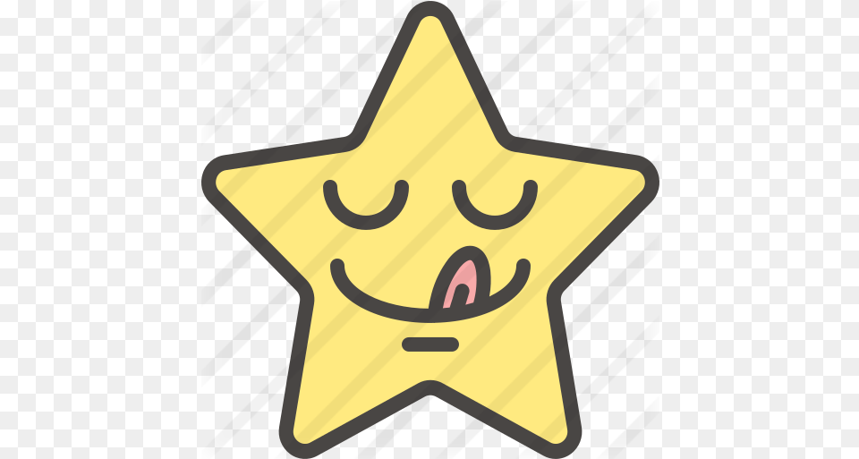 Yummy Sad Face Star, Star Symbol, Symbol Free Png Download