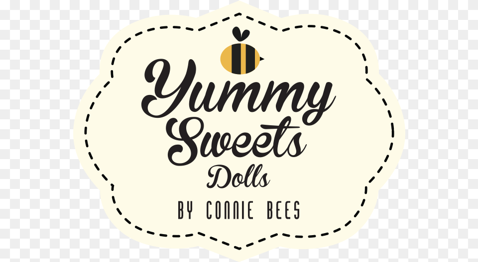 Yummy Sweets Dolls Illustration, Text, Calligraphy, Handwriting Free Png