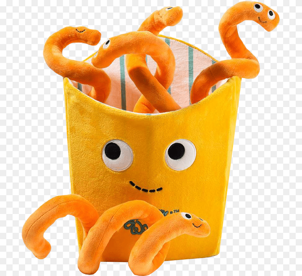 Yummy World Kidrobot Yummy World Hurley Curly Fries Large Plush, Food, Snack, Toy, Animal Png Image