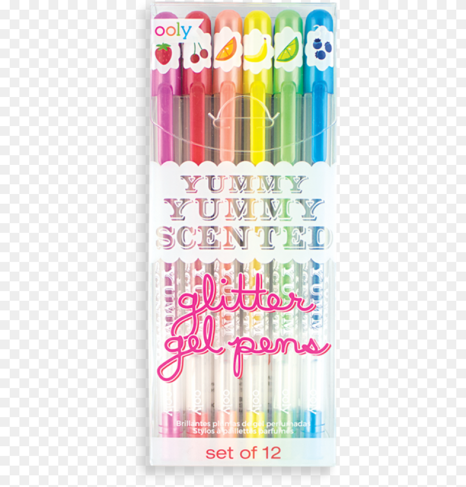 Yummy Yummy Scented Glitter Gel Pens, Marker, Cosmetics, Lipstick Free Png Download