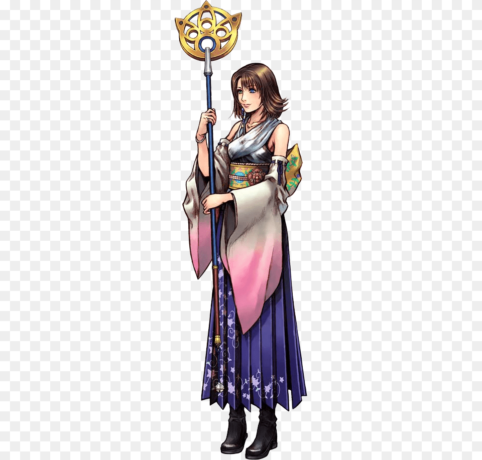 Yuna Final Fantasy Yuna Summoner, Adult, Publication, Person, Female Free Transparent Png