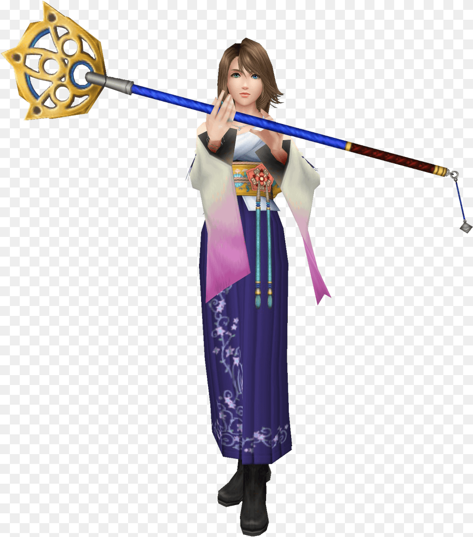 Yuna Final Fantasy X Yuna, Clothing, Costume, Dress, Person Free Png Download