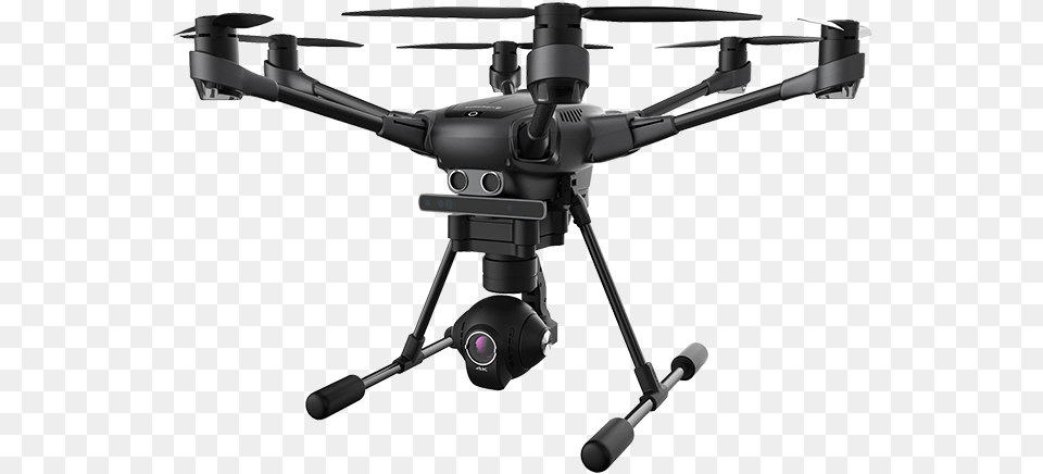 Yuneec Typhoon H Professional Real Sense Hexacopter Yuneec Hexacopter Typhoon H, Tripod, Electrical Device, Microphone, Appliance Free Png Download