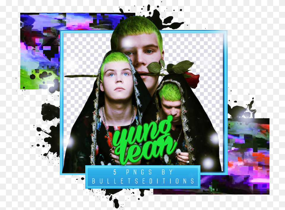 Yung Lean, Advertisement, Art, Collage, Poster Free Png Download