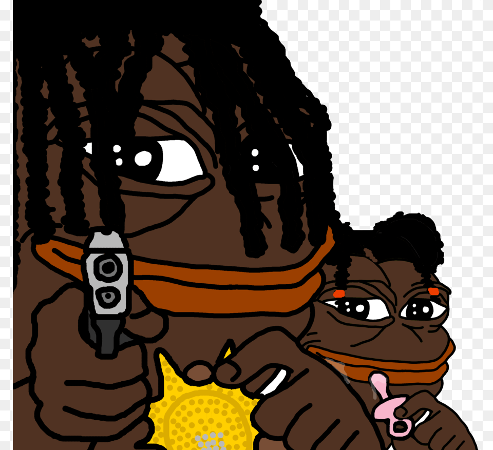 Yung Simmie From The Album Nostalgic Black Lives Matter Pepe, Book, Comics, Publication, Weapon Free Png