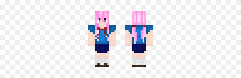 Yuno Gasai Minecraft Skins For Body Part, Hand, Person Free Png Download