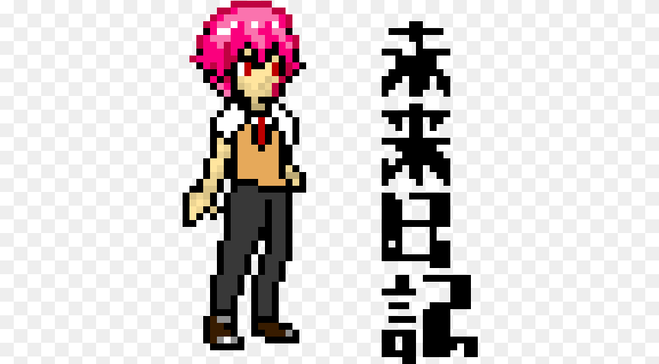 Yuno Gasai Pixel Art, Performer, Person Png Image