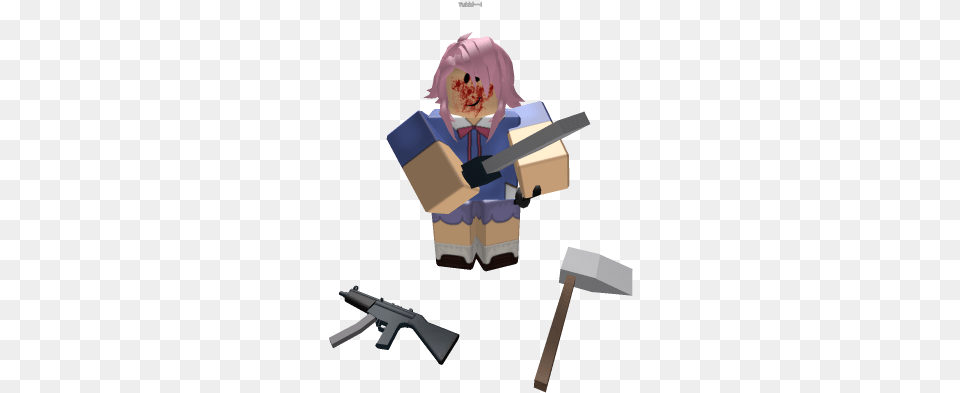 Yuno Gasai Roblox Cartoon, Firearm, Weapon, Gun, Book Png